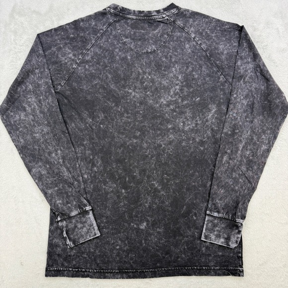 Kangol Shirt Mens Small Long Sleeve Acid Wash Embroidered Crew Neck Streetwear - Picture 7 of 8